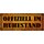 Schild Spruch "Offiziell im Ruhestand" 27 x 10 cm Blechschild