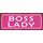 Schild Spruch "Boss Lady" 27 x 10 cm Blechschild