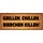 Schild Spruch "Grillen, Chillen, Bierchen killen" 27 x 10 cm Blechschild