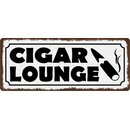 Schild Spruch "Cigar Lounge" 27 x 10 cm...