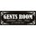 Schild Spruch "Gents Room" 27 x 10 cm Blechschild
