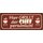 Schild Spruch "Hier grillt der Chef persönlich" 27 x 10 cm Blechschild