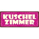 Schild Spruch "Kuschelzimmer" 27 x 10 cm...