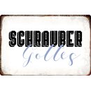 Schild Spruch "Schrauber Gottes" 30 x 20 cm...