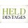 Schild Spruch "Held des Tages" 30 x 20 cm Blechschild