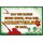 Schild Spruch "Blumen einen Knick, Schmetterling zu dick" 30 x 20 cm Blechschild