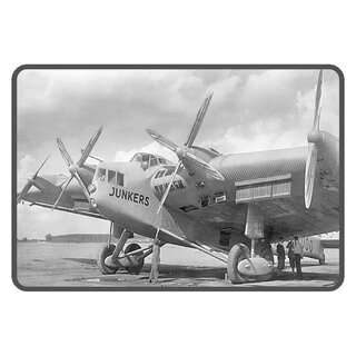 Schild Motiv "Flugzeug Junkers" 30 x 20 cm Blechschild