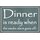 Schild Spruch "Dinner is ready when the smoke alarm goes off" 30 x 20 cm Blechschild