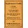 Schild Spruch "Regeln unserer Familie" 20 x 30 cm Blechschild