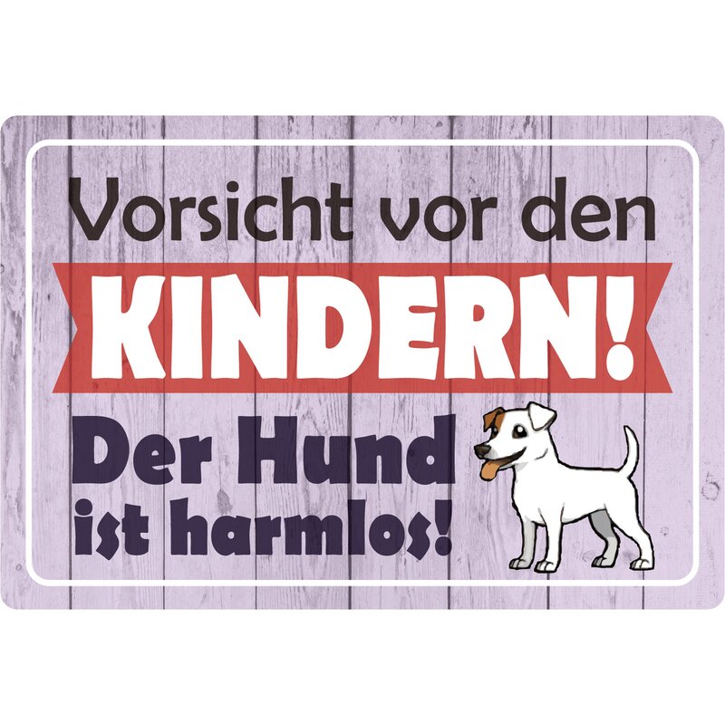 Schiefertafel Mit Jack Russell Motiv & Spruch – Dekoratives Schild Für Garten, Haus Oder Als Geschenk