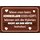 Schild Spruch "Wenn man beim Schokolade essen hüpft" 30 x 20 cm Blechschild