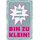 Schild Spruch "Habe mich gewogen, bin zu klein" 20 x 30 cm Blechschild