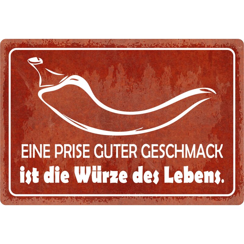 Schild Spruch "Ich bin so allein und möchte es auch bleiben" 30 x 20