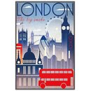 Schild Motiv "London The big smoke" 20 x 30 cm...