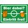 Schild Spruch "Bier dabei Eintritt frei" 30 x 20 cm Blechschild