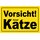 Schild Spruch "Vorsicht Kampf Katze" 30 x 20 cm Blechschild