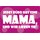 Schild Spruch "Jedes Büro hat eine Mama" 30 x 20 cm Blechschild