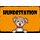 Schild Spruch "Hundestation" 30 x 20 cm Blechschild