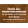 Schild Spruch "Stark ist, wer Schokolade zerbrechen kann" 30 x 20 cm Blechschild