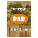 Schild Motiv "Tropical Bar" 20 x 30 cm Blechschild