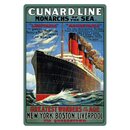 Schild Motiv "Cunard Line Monarchs of the Sea"...