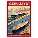 Schild Motiv "Cunard Europe to all America" 20...