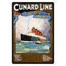 Schild Motiv "Cunard Line Royal Mail Steamers"...