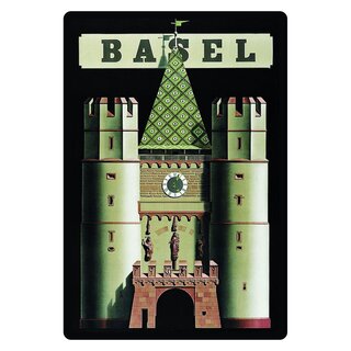 Schild Motiv "Basel Schweiz" 20 x 30 cm Blechschild