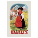 Schild Motiv "Wallis Schweiz" 20 x 30 cm...