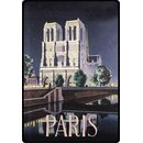 Schild Motiv "Paris Notre Dame" 20 x 30 cm...