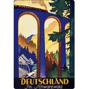 Schild Motiv "Deutschland im Schwarzwald" 20 x...