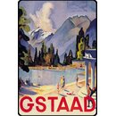 Schild Motiv "Gstaad Schweiz" 20 x 30 cm...