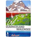 Schild Motiv "Glarnerland Walensee Schweiz" 20...