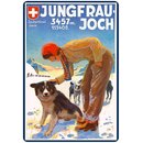 Schild Motiv "Jungfrau Joch Schweiz" 20 x 30 cm...