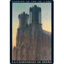 Schild Motiv "La Cathedrale de Reims" 20 x 30...