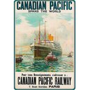 Schild Motiv "Canadian Pacific Railway" 20 x 30...