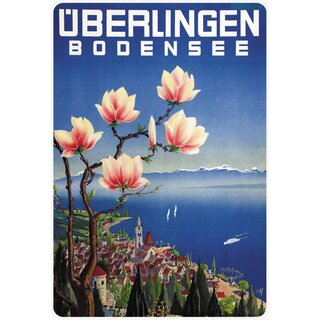 Schild Motiv "Überlingen Bodensee" 20 x 30 cm Blechschild