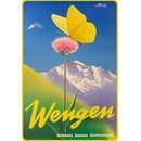 Schild Motiv "Wengen Schweiz" 20 x 30 cm...