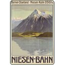 Schild Motiv "Berner Oberland Schweiz" 20 x 30...