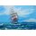 Schild Spruch "Wenn Wind stärker weht, Segelschiffe" 30 x 20 cm Blechschild