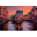 Schild Motiv "Hamburg Speicherstadt" 30 x 20 cm...