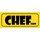 Schild Spruch "Chefchen" 27 x 10 cm Blechschild