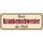Schild Spruch "Beste Krankenschwester der Welt" 27 x 10 cm Blechschild