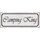 Schild Spruch "Camping King" 27 x 10 cm Blechschild