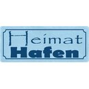 Schild Spruch "Heimat Hafen" 27 x 10 cm...