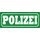 Schild Spruch "Polizei" 27 x 10 cm Blechschild