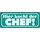 Schild Spruch "Hier kocht der Chef" 27 x 10 cm Blechschild