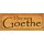 Schild Spruch "Hier war Goethe nie." 27 x 10 cm Blechschild