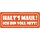 Schild Spruch "Halts Maul ich bin voll nett" 27 x 10 cm Blechschild