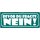 Schild Spruch "Bevor du fragst: Nein" 27 x 10 cm Blechschild
